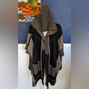 Cocogio Italy Shawl Wrap Knit Boho Comfy Soft Warm Wool Alpaca Blend One Size OS